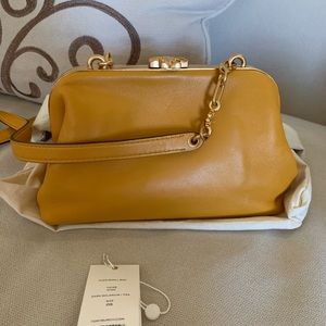 Tory Burch small Cleo bag Dark solarium